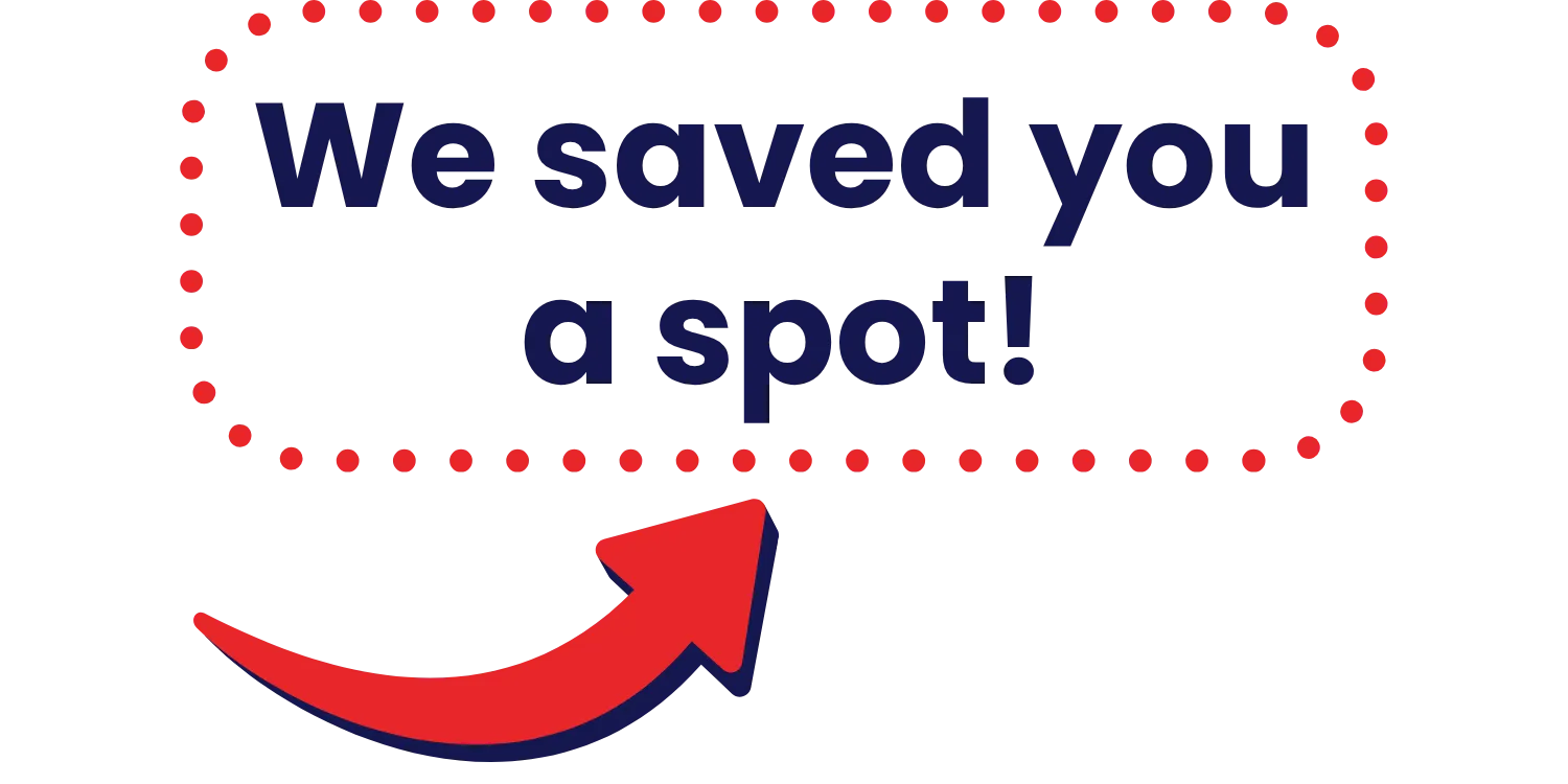 we saved you a spot 4