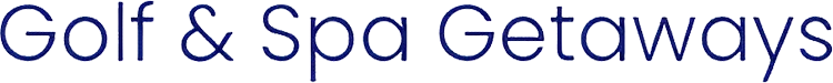 golf getaways text logo