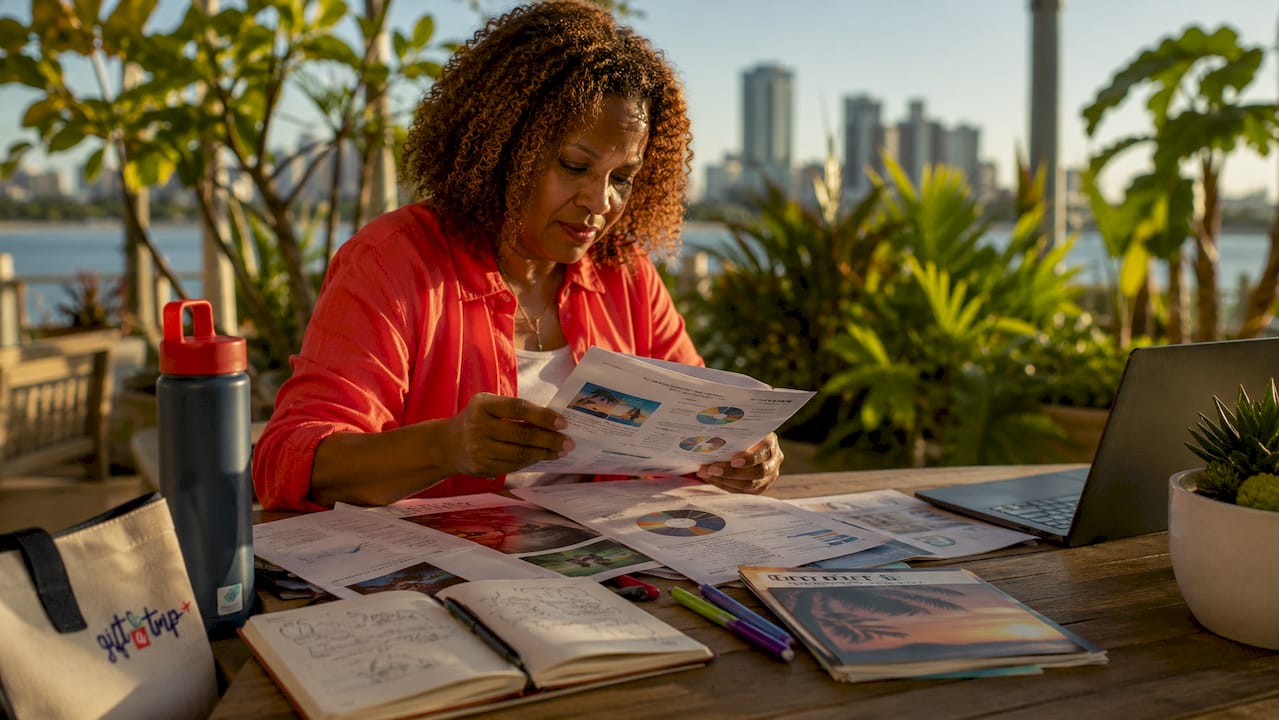 benefits of travel rewards for nonprofits: 2026 guide 6 nonprofit manager analyzing travel rewards documents