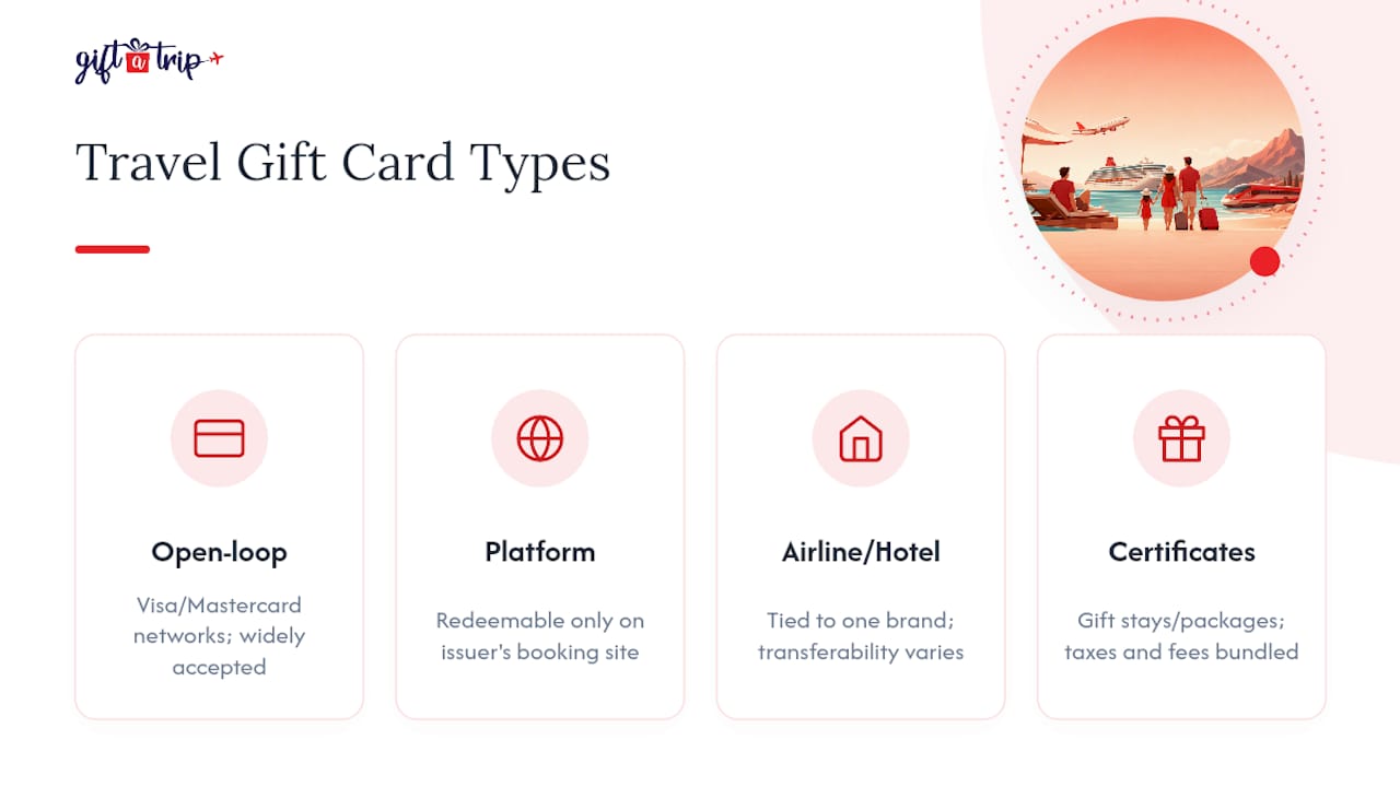 2026 checklist for transferable travel gift cards: five t&c steps 3 comparison of four travel gift card categories