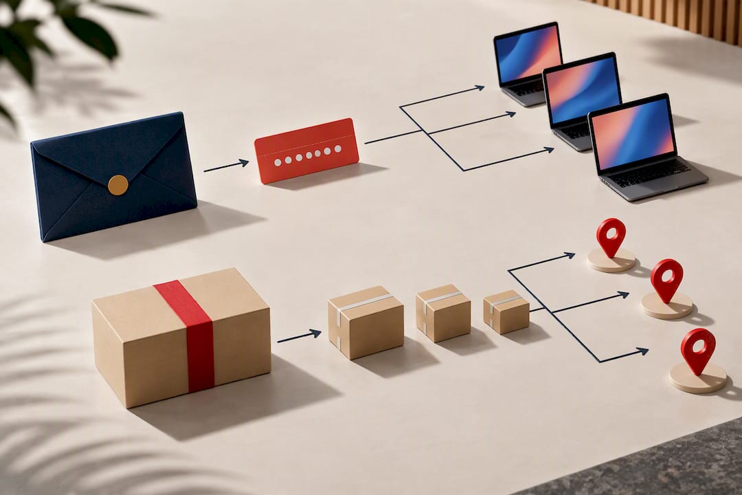for hr & events: 5 decisions to make corporate gift card customization work 3 digital and physical fulfillment workflow illustration