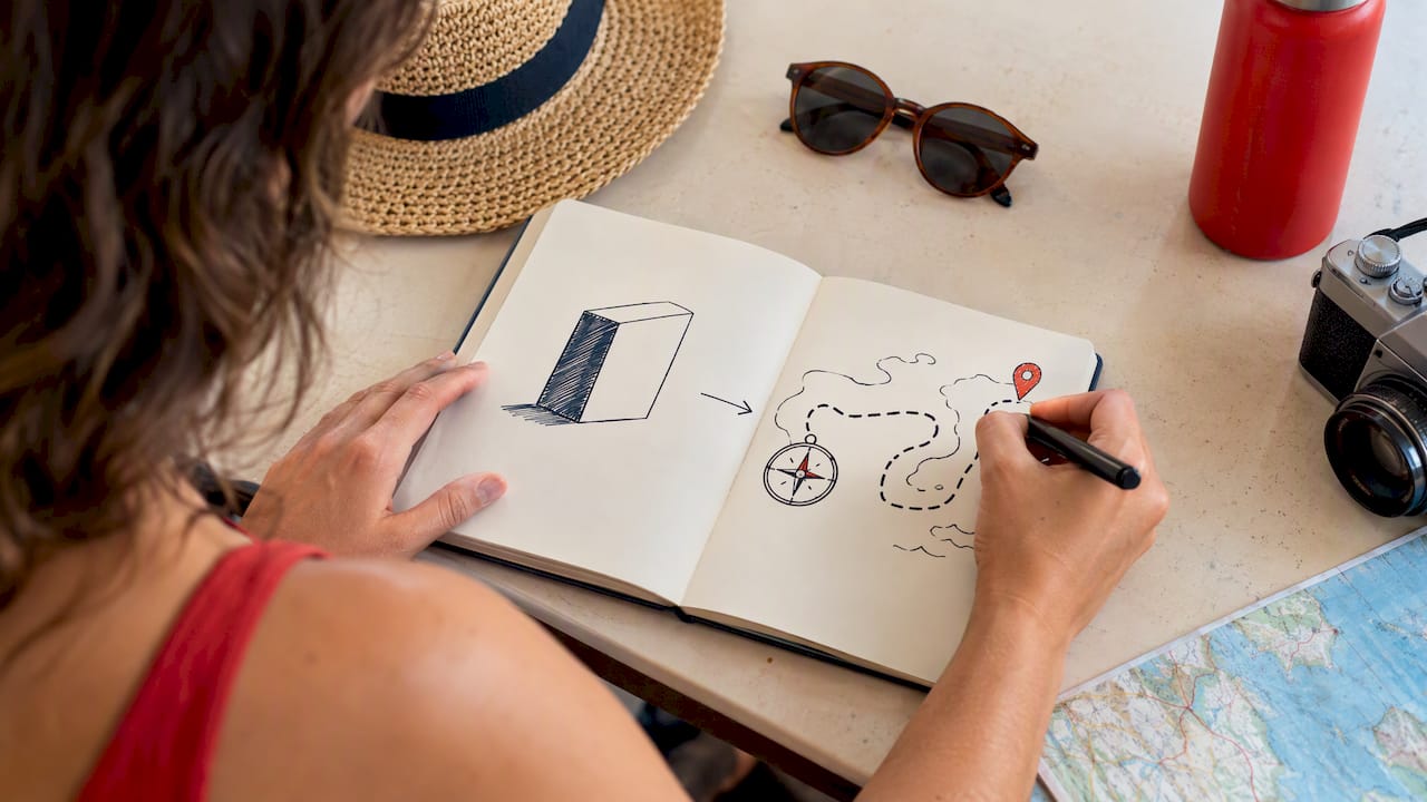 hr toolkit: travel themed service award wording for 1–15 years 3 illustration of layering travel metaphor onto achievement